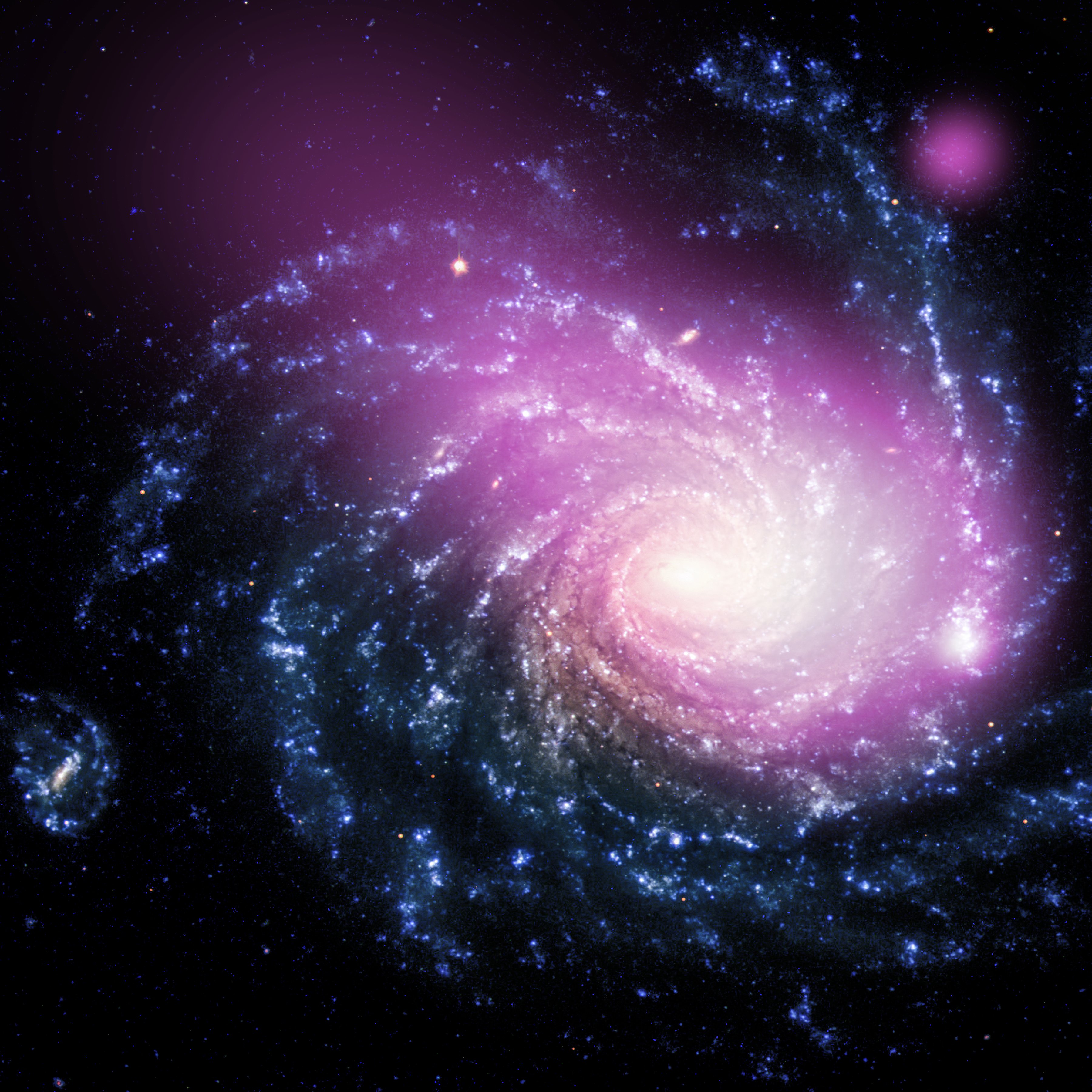 armed milky way barred spiral galaxy