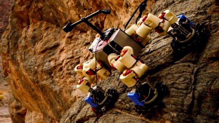 The first climbing robot for Mars